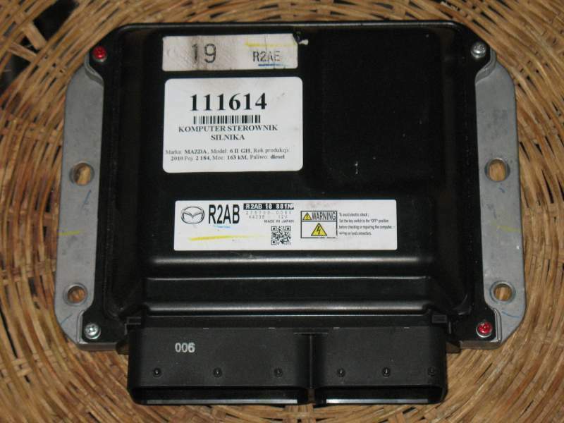 ECU Mazda 6 2.0 2.2 MZR-CD R2AB18881N 275700 0060 2757000060