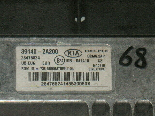 Ecu centralina kia rio 39140-2a200 28476624 delphi dcm6.2ap
