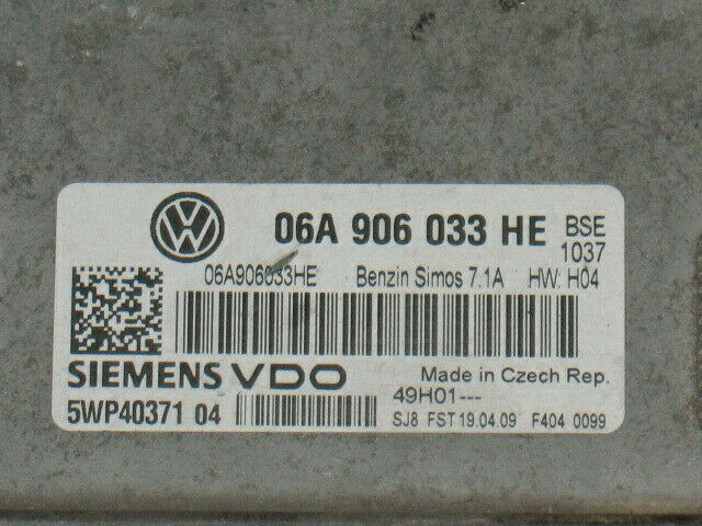ECU SEAT ALTEA XL .6 06A906033HE SIMOS 7.1A 5WP40371 04