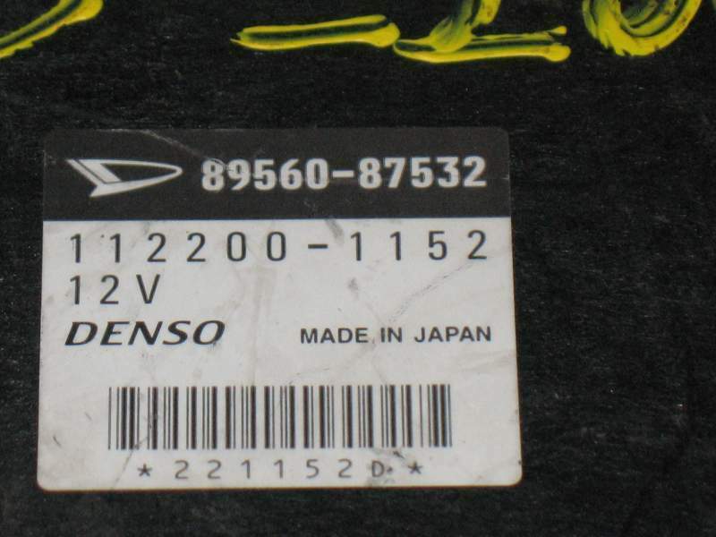 ECU PIAGGIO PORTER 1.3 16V 89560-87532 112200-1152 DENSO