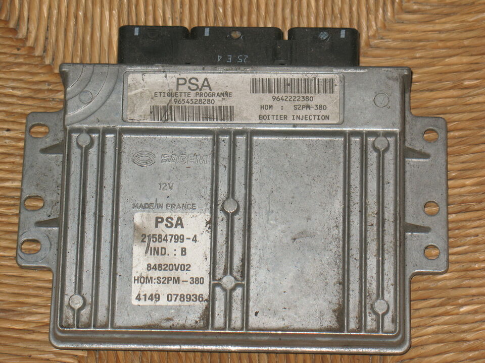 ECU CENTRALINA CITROEN 1.4 9654528280 9642222380 21584799-4