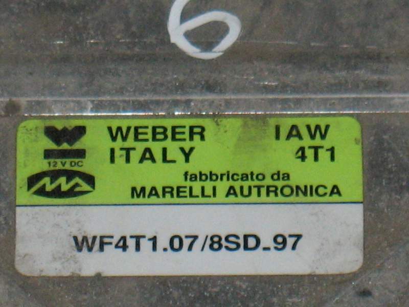 ECU CENTRALINA FIAT TEMPRA 1.8 IAW4T1 6160006602 WF4T1.07/8SD.97