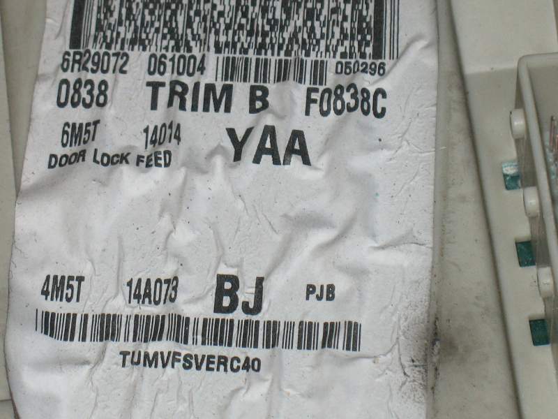Ford Focus Comfort Module 6M5T 14014 YAA 2005 4M5T 14A073 BJ
