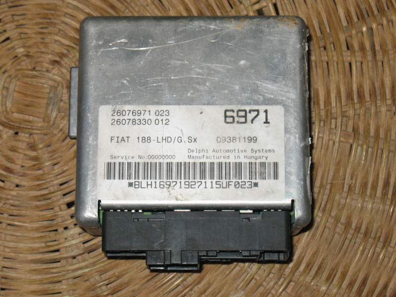 ECU LHD / G. DELPHI SX 6971 26076971023 26078330012 09381199