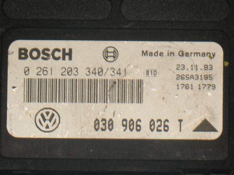 ECU SEAT IBIZA 1.3 II 2 (6K BOSCH 0261203340 341 030906026t