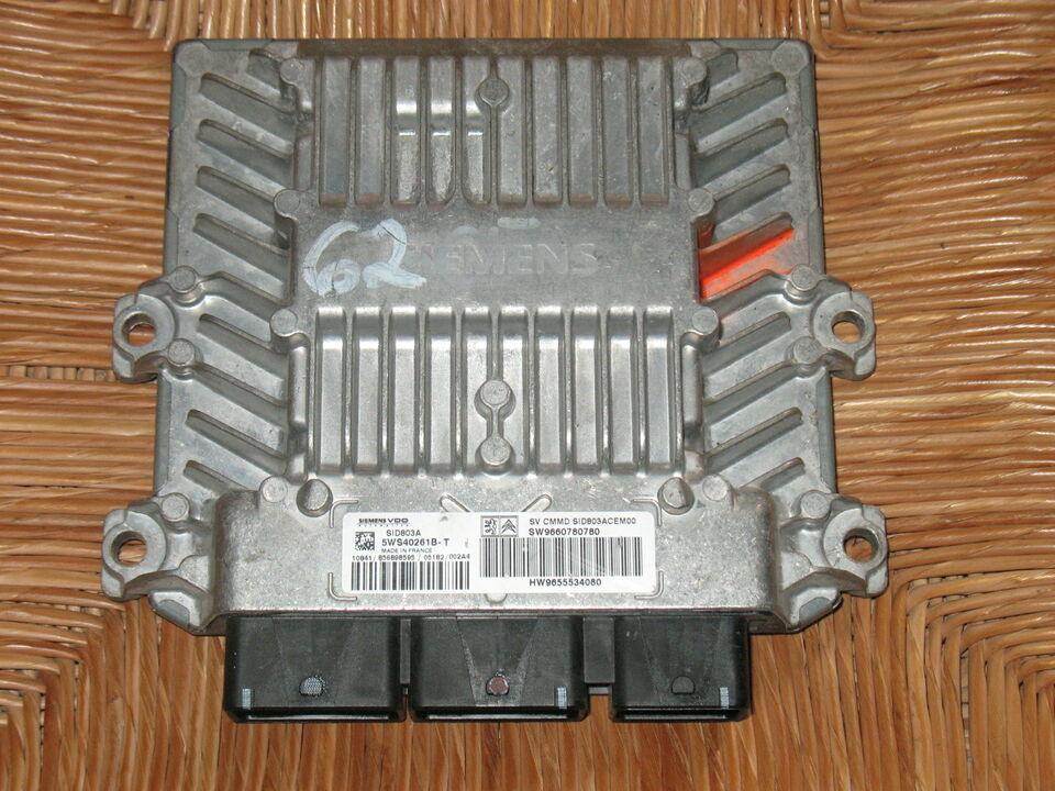 PEUGEOT 407 2.0 HDi 5WS40261B-T 9660780780 HW 9655534080 SID803A