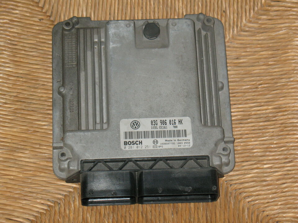 ECU VW VOLKSWAGEN TOURAN 2.0 TDI 03G906016HK 0281012251 EDC 16U1-5.41