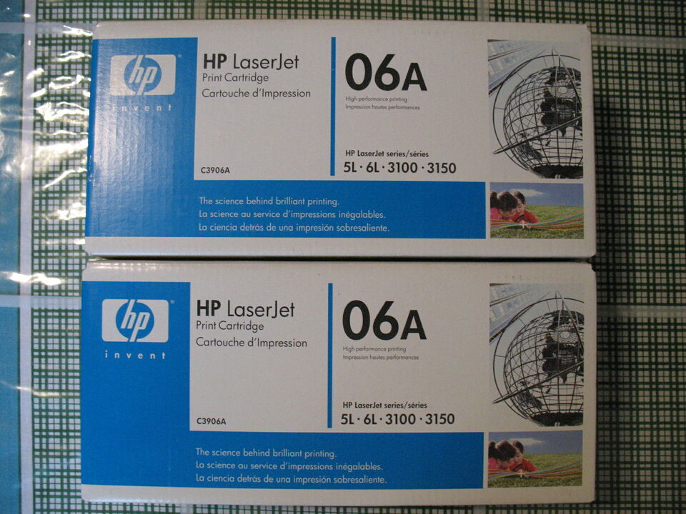 TONER HP 06A C3906A STAMPANTE HP LASERJET 5L, 6L, 3100, 3150.