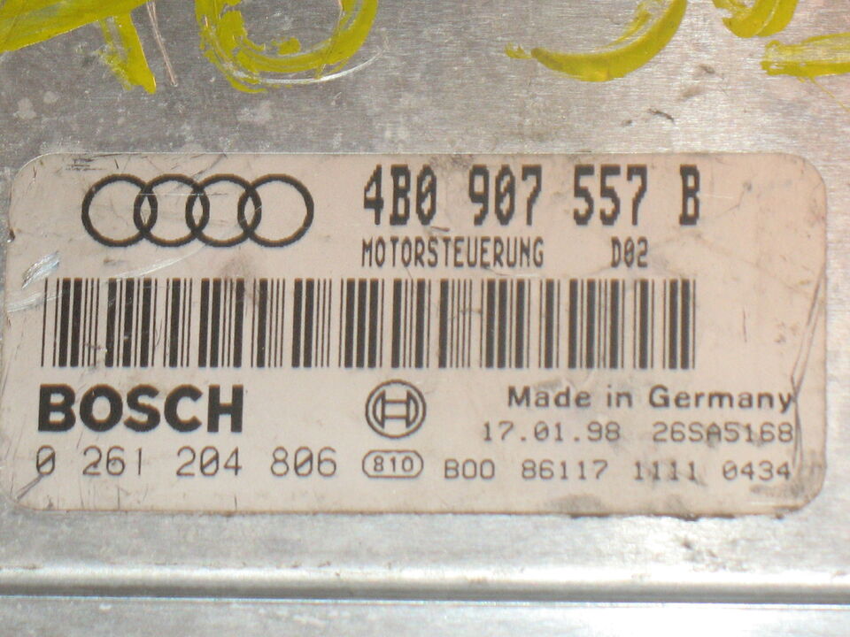 ECU Bosch 0261204806 4B0907557B Audi A6 4B0 907 557 B M3.8.2