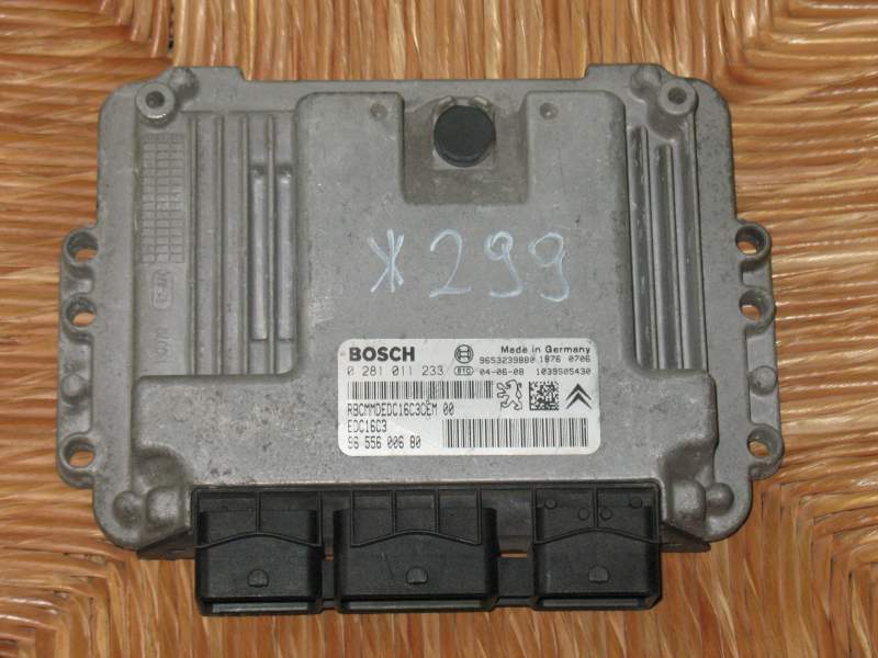 ECU CITROEN PEUGEOT 1.6 HDI 0281011233 9655600680 EDC16C3