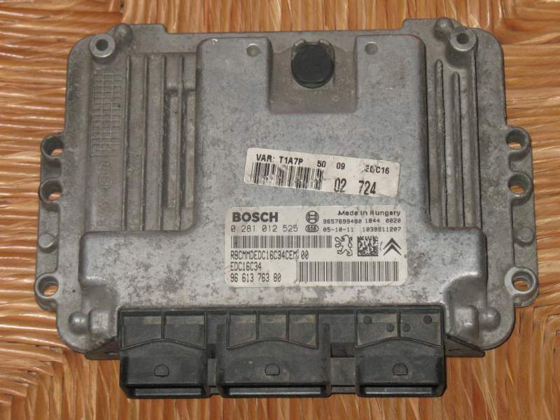 ECU PEUGEOT 206 1.4 HDI BOSCH 0281012525 9661376380 EDC16C34