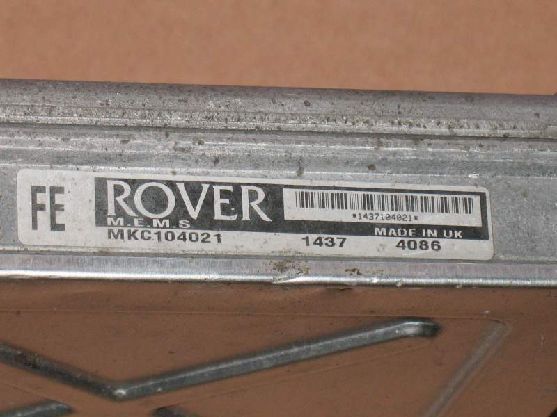 ECU ROVER 214 1.4 MKC104021 FE 4086 MKC 104021 CENTRALINA MOTORE