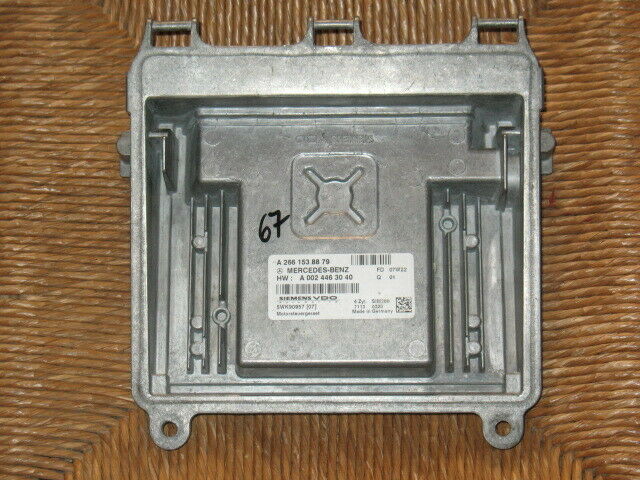 ECU MERCEDES A2661538879 HW A0024463040 5WK90957 SIM266