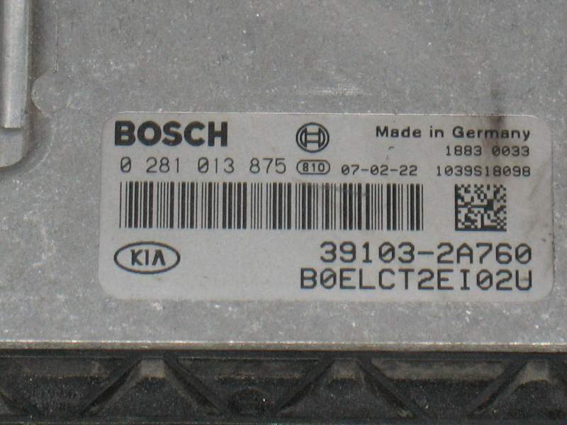ECU KIA CEED 1.6 CRD 0281013875 39103-2A760 391032A760