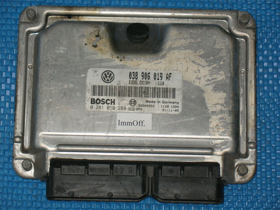 ECU SKODA FABIA 1.9 TDI 038906019AF BOSCH 0281010289