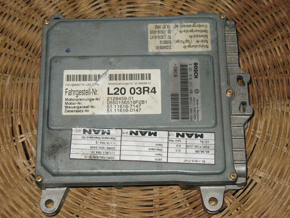 ECU MOTORE MAN TGA TGL L2000 F2000 BOSCH 0281010347 L20 9Z24