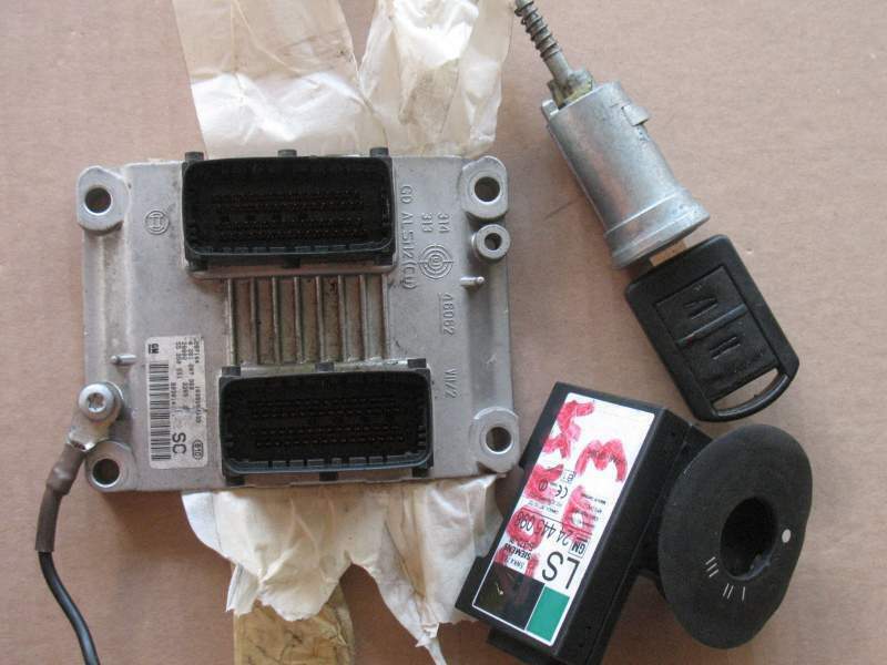 Ecu kit opel chevrolet corsa 1.0 z10xe bosch 0261207960,