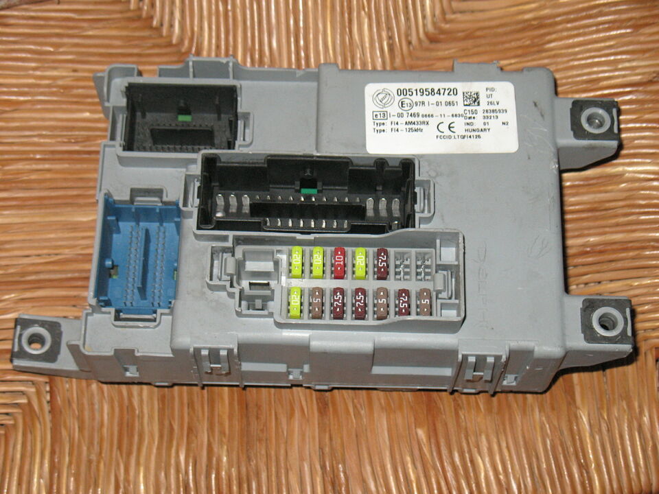 00519584720 BODY COMPUTER FIAT Panda 3° Serie 1300 AM433RX