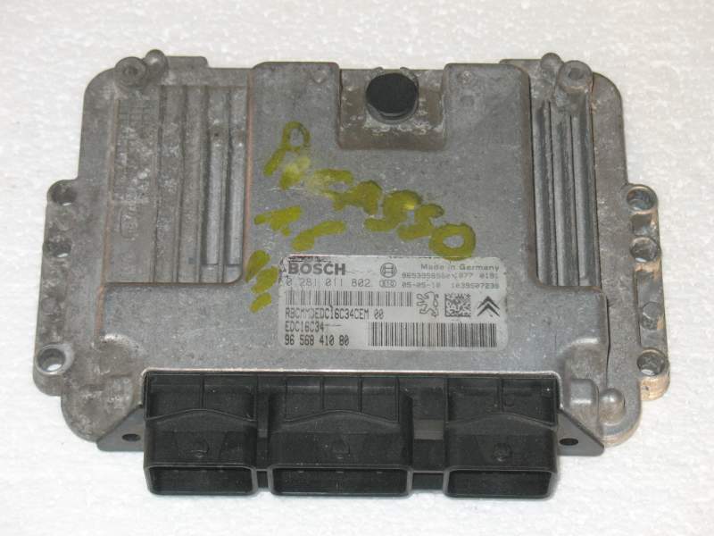 ECU CITROEN PEUGEOT 1.6 HDI EDC16C34 0281011802 9656841080 EDC 16C34-2.10