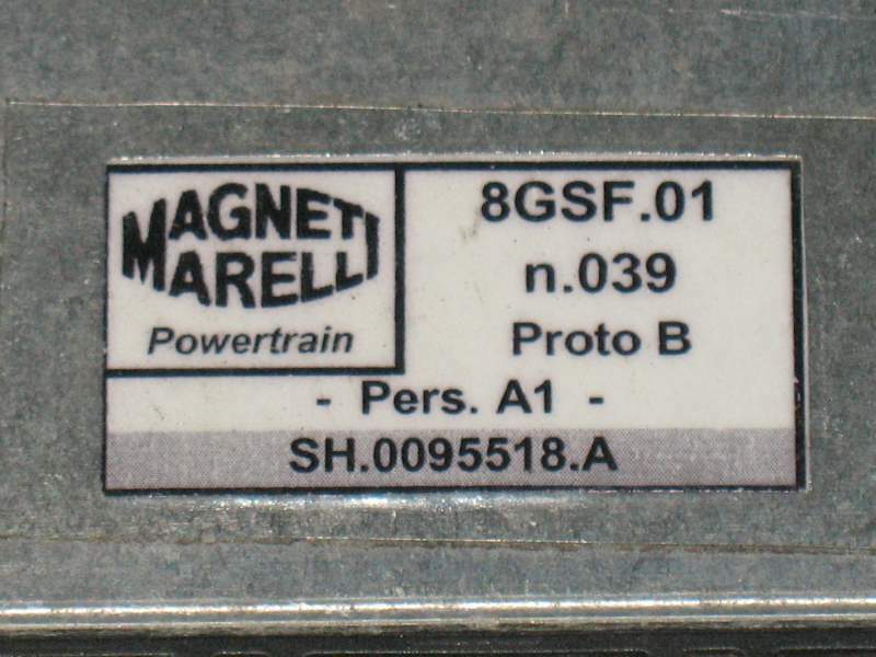 Ecu magneti marelli 8GSF01 SH0095518a MJ8DF.HW00P