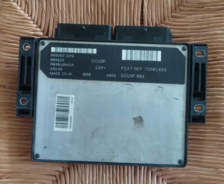 Ecu centralina fiat punto doblo 1.9 73501453 r04010042a dcu3f001