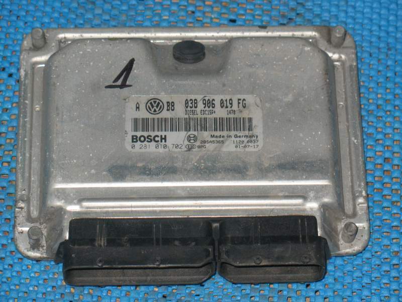Volkswagen bora sport 1.9 tdi asz ecu 0281010702 038 906 019 fg EDC 15P+22.3.2