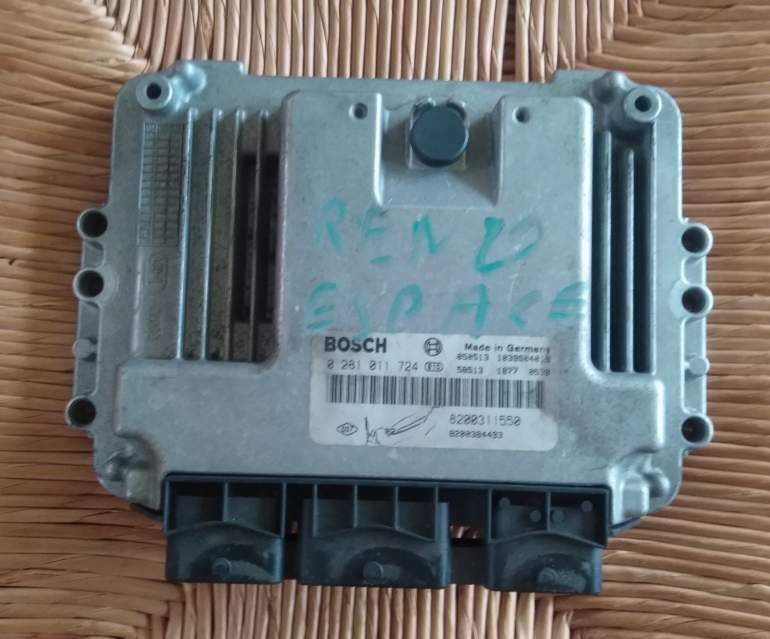 ECU Renault Space 2.2 DCi 150hp 0281011724 8200311550 8200384493 EDC 15C13-6.2