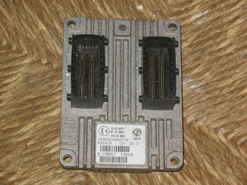 ECU CENTRALINA FIAT 500 1.2 IAW 5SF8.E2 HW409 51903138