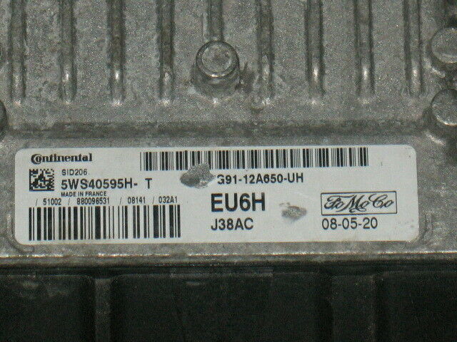 ECU FORDS-MAX GALAXY MONDEO SID206 5WS40595H-T 7G91-12A650-UH