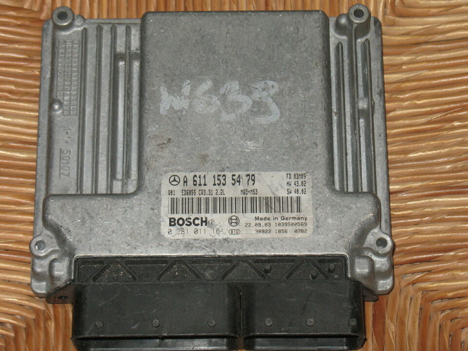 Ecu A6111535479 0281011181 MERCEDES BENZ VITO CR3.31 2.2L VIANO