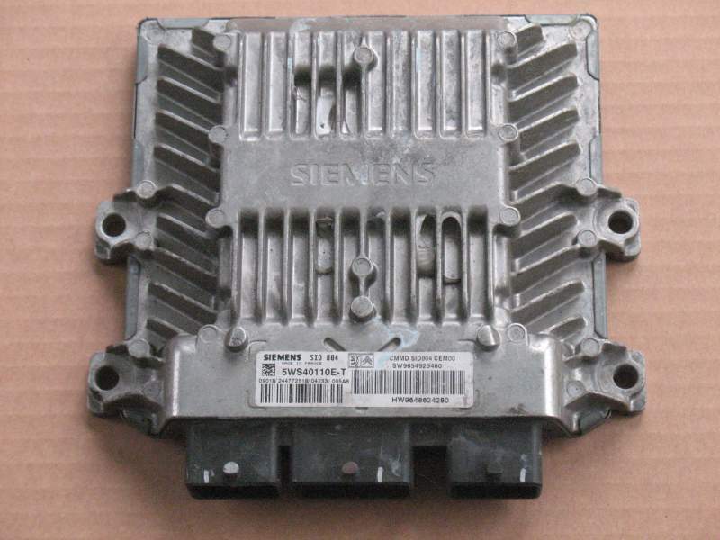 ECU CITROEN C3 SIEMENS 5WS40110E-T SW 654925480 HW 9648624280