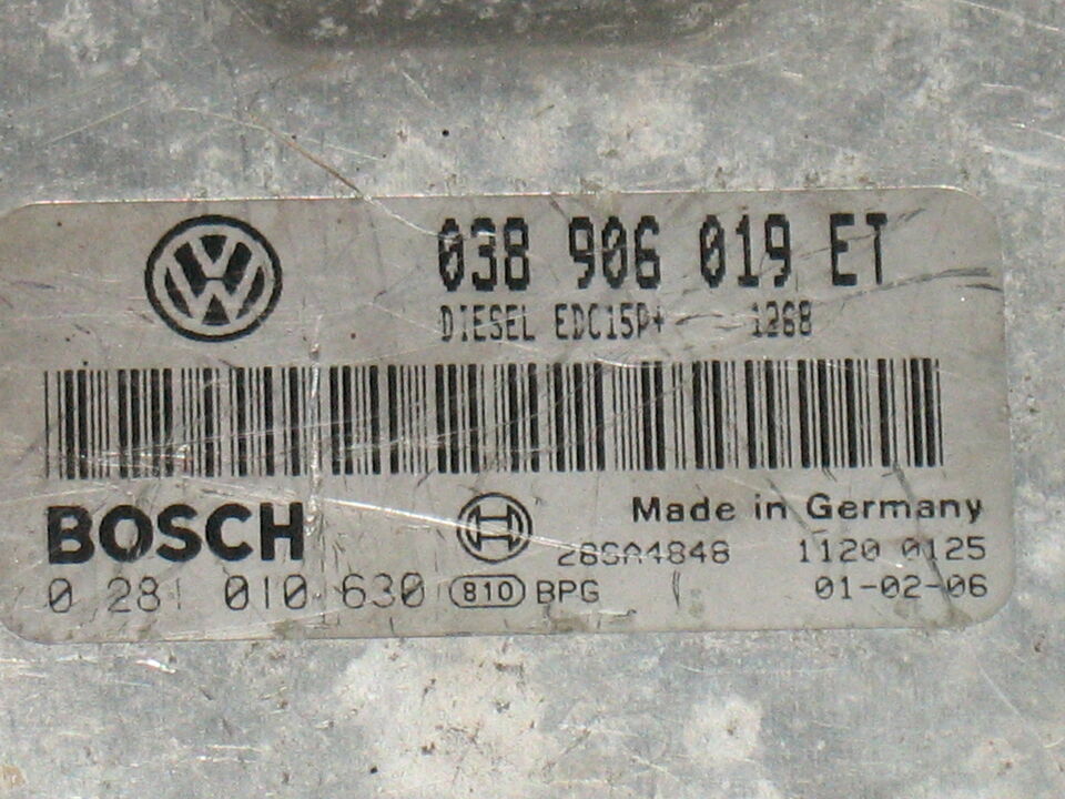 Ecu SHARAN GALAXY BOSCH 0281010630 038906019 ET EDC15P+