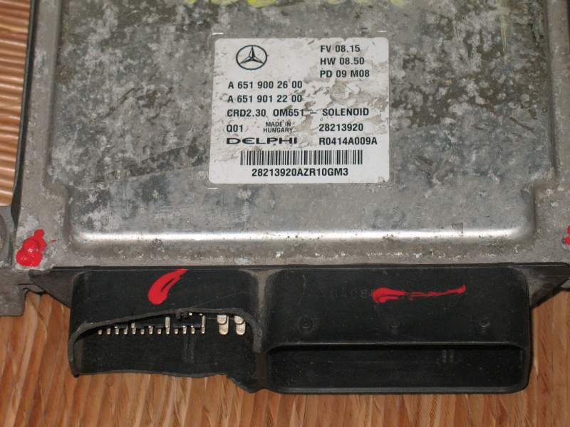 ECU MERCEDES SPRINTER 2.7 CDI A6519002600 A6519012200 CRD2.30