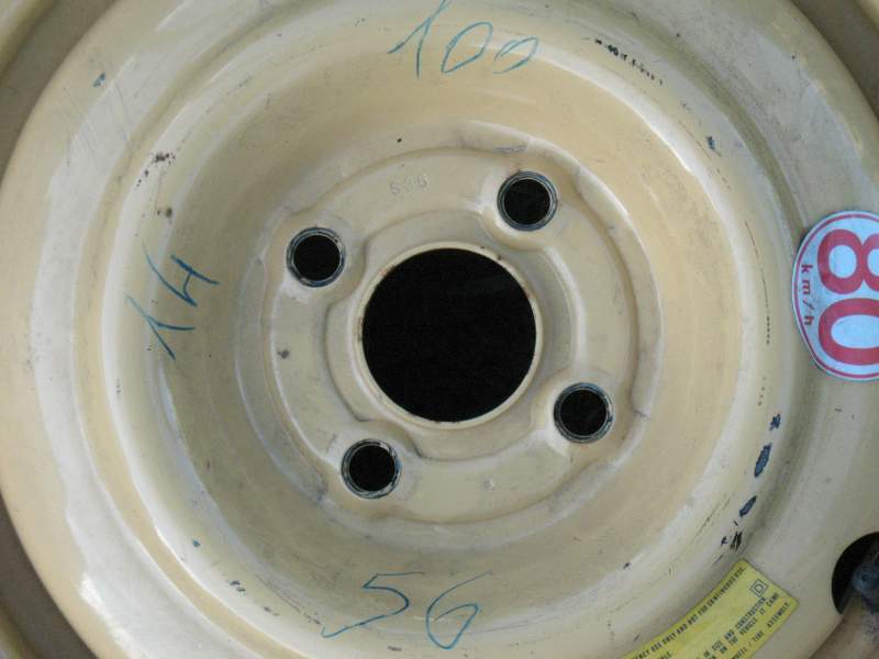 RUOTINO di scorta da 14 toyota Citroen C1 Daihatsu Hyundai Kia