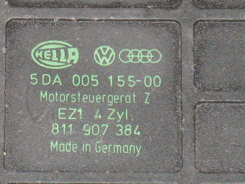 Modulo Golf Scirocco Passat 1.8 16V 811907384 HELLA 5DA00515500