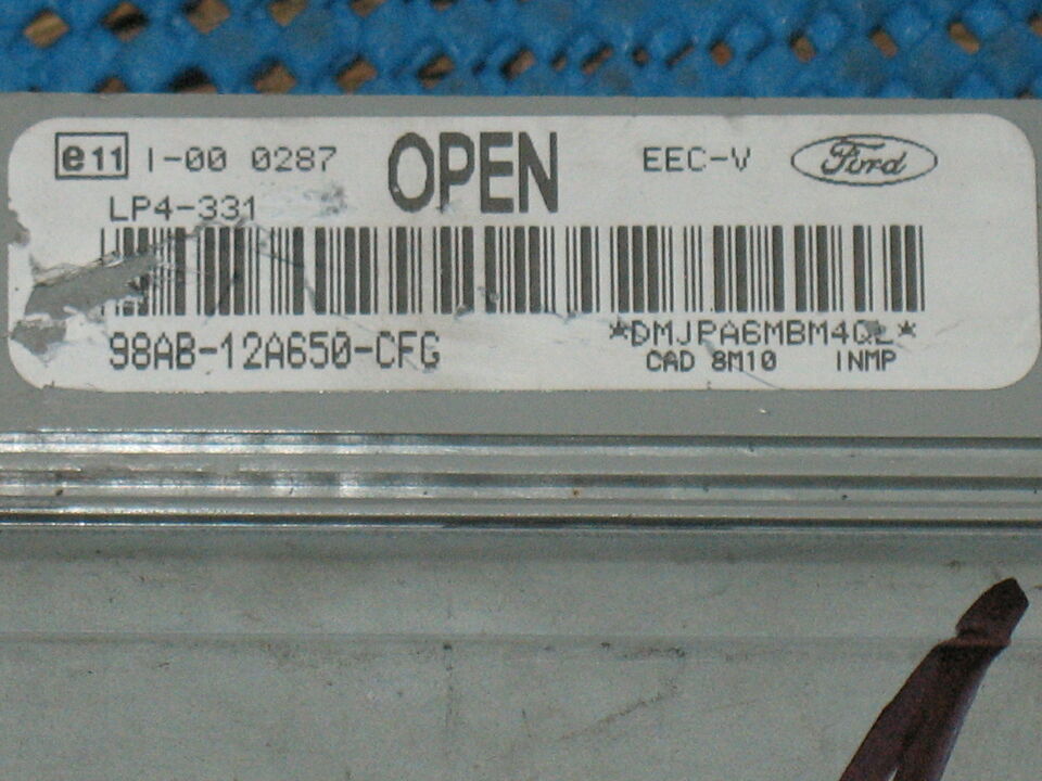 ECU CENTRALINA MOTORE 89AB-12A650-CFG 89AB12A650CFG OPEN Lp4-331