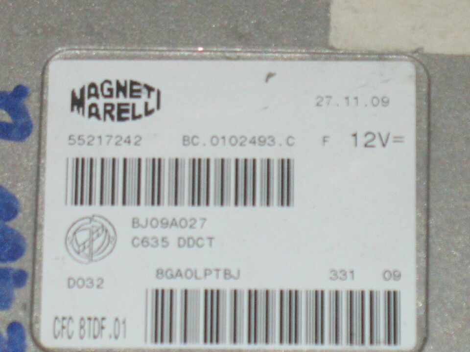 Centralina magneti marelli alfa romeo mito 55217242 CFC 8tdf.01