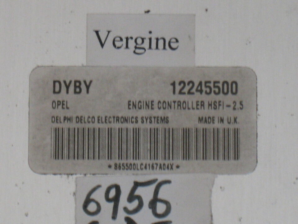 Ecu centralina motore opel meriva z16xe 12245500 dyby hsfi 2.5