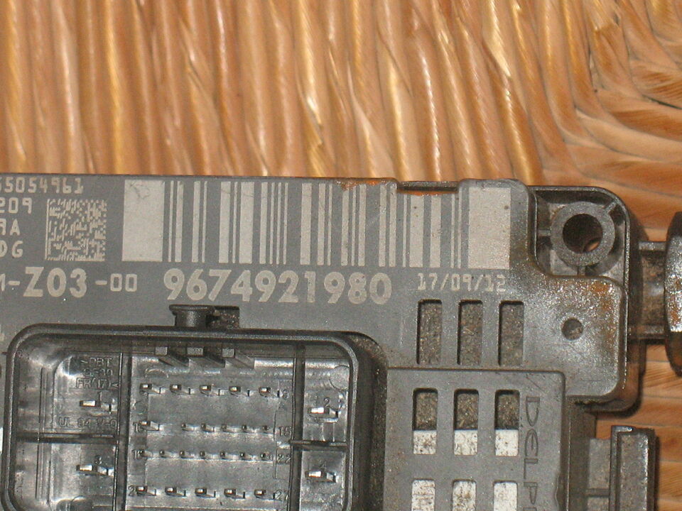 BSM Z03-00 PEUGEOT 508 9674921980 DELPHI HW209 SW9A 55054961