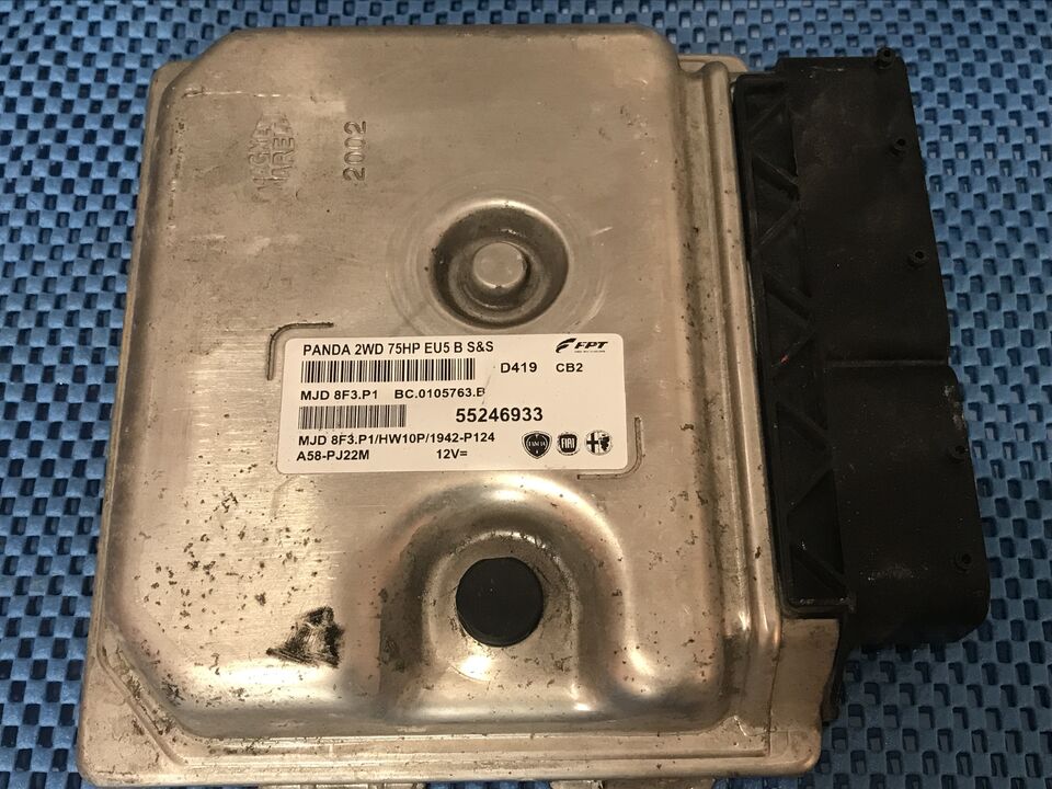 ECU FIAT PANDA 75HP CV 1.3 EU5 55246933 HW10P MJD 8F3.P1