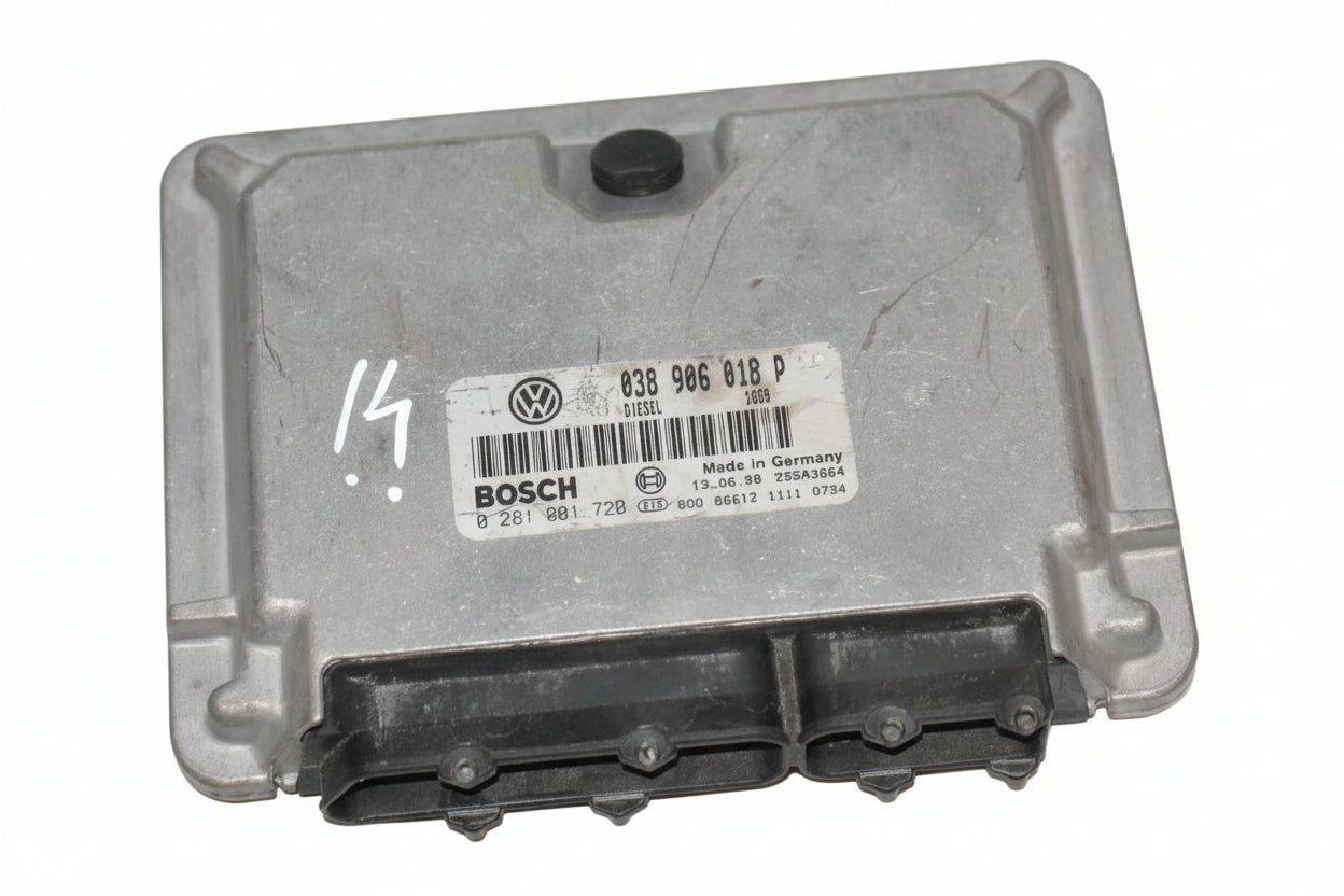 ECU VW VOLKSWAGEN PASSAT 1.9 0281001720 038906018P EDC 15V-5.29