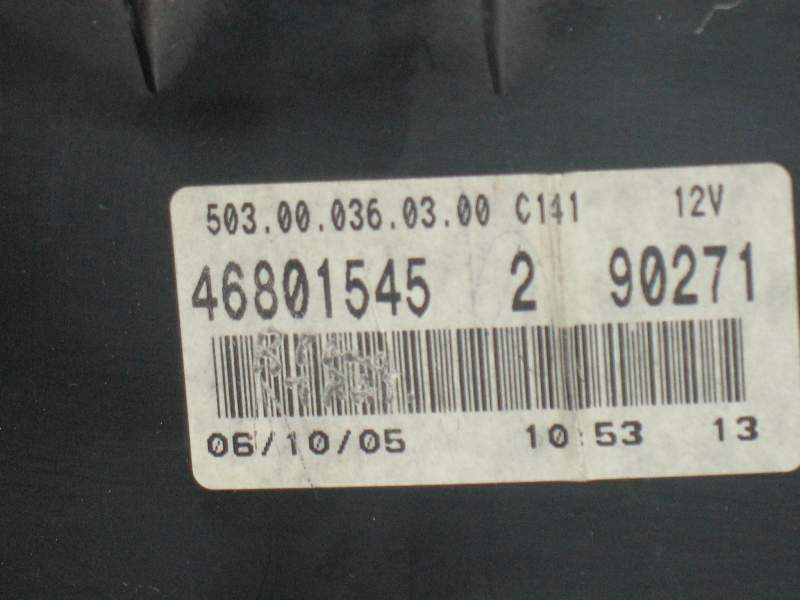 Quadro strumenti contachilometri 187a1000 Fiat Panda 46801545