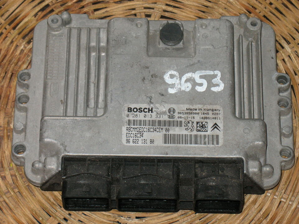 PEUGEOT 307 1.6 HDI BOSCH 0281013331 9662213180 9653958980 EDC 16C34-4.11