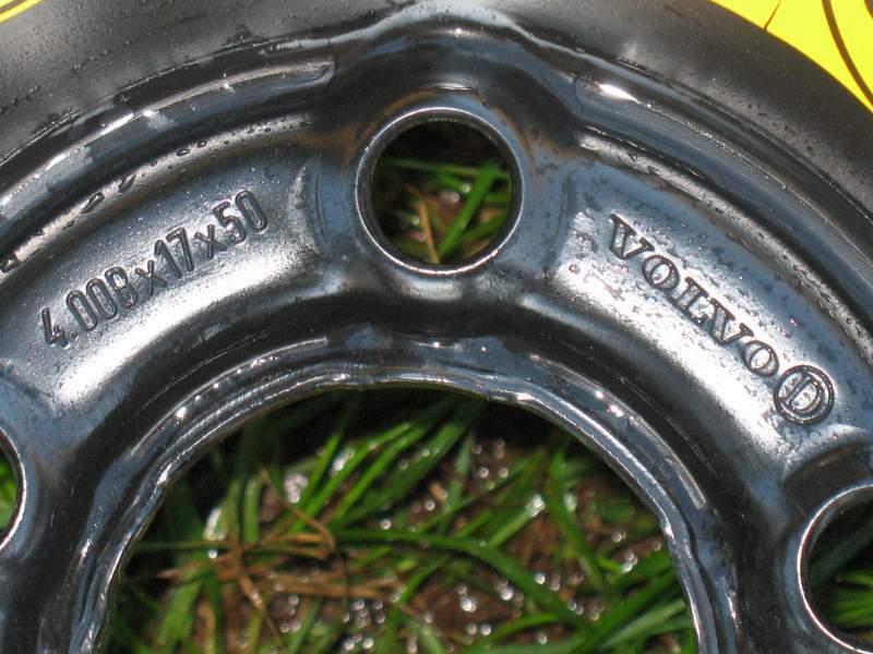 Ruotino 17 x Volvo S60, S70, S80, S90, V70 Fiat Scudo Ford Kuga