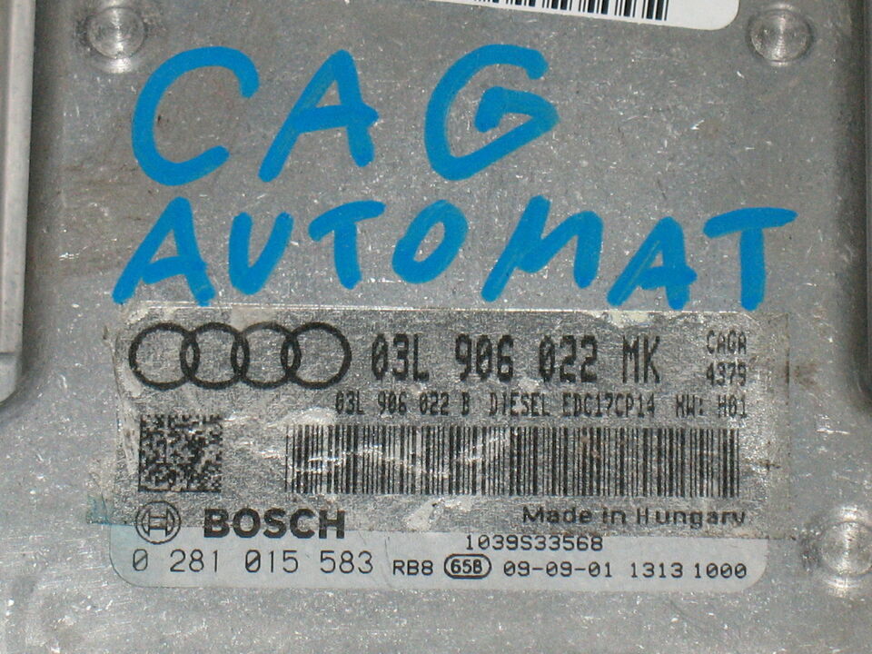 ECU AUDI A4 AUTOMATICO 2.0 0281015583 03L906022MK EDC17CP14