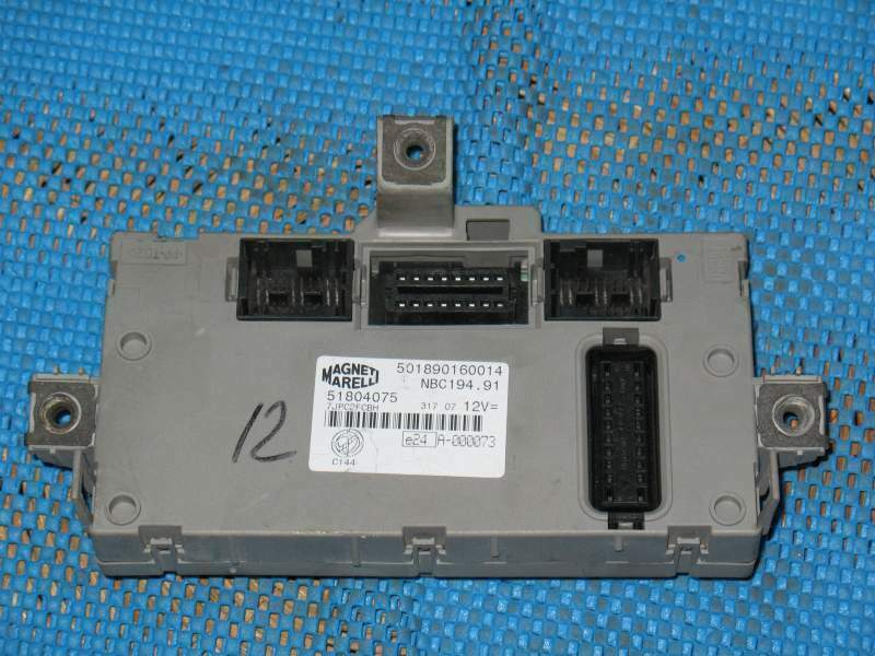 ECU Body Computer Fiat Croma 51804075 MTJ 51KW 501890160014