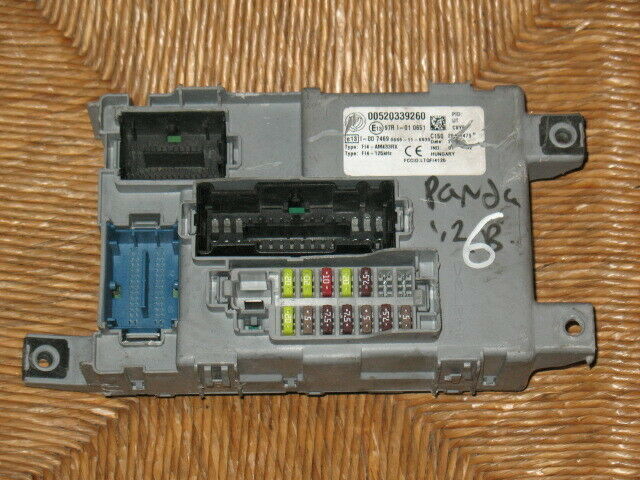 ECU Body Computer Fiat Panda 1.2 00520339260 520339260