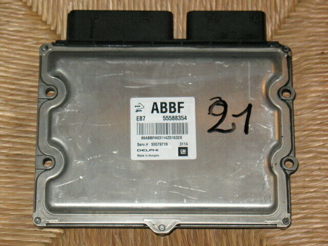ECU CHEVROLET CRUZE 1.7 CDTI E87 55588354 55579719 ABBF