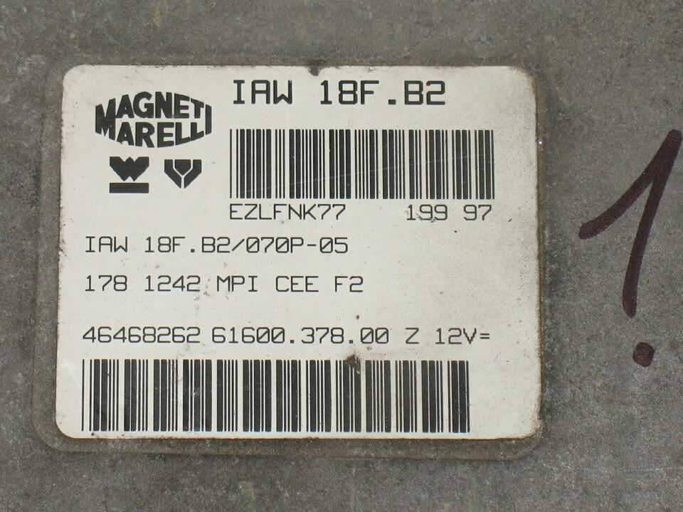 Ecu centralina motore fiat palio 1.2 iaw 18f.b2 46468262