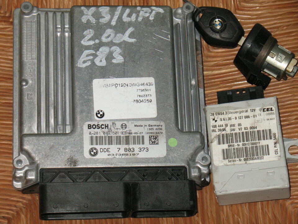 ECU CENTRALINA BMW E91 320 0281013501 DDE7803373 EDC16C35 EWS4.3